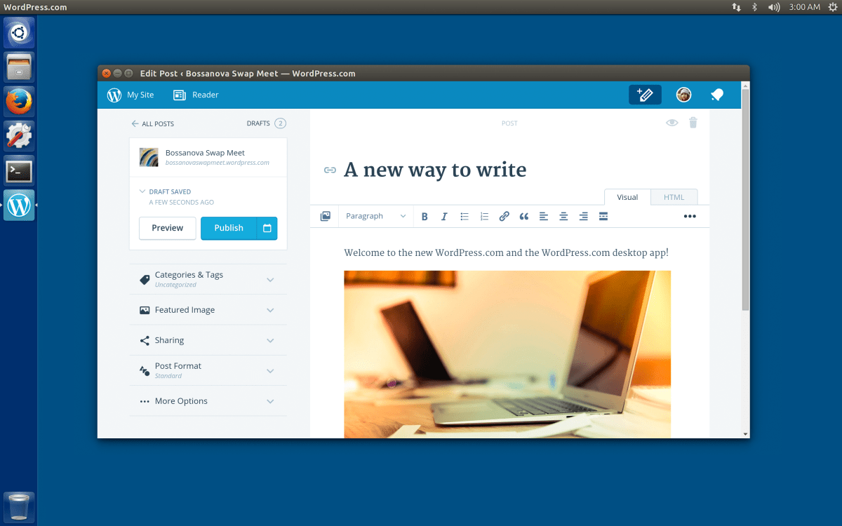 WordPress.com Desktop App Goes Open Source, Linux App&nbsp;Arrives