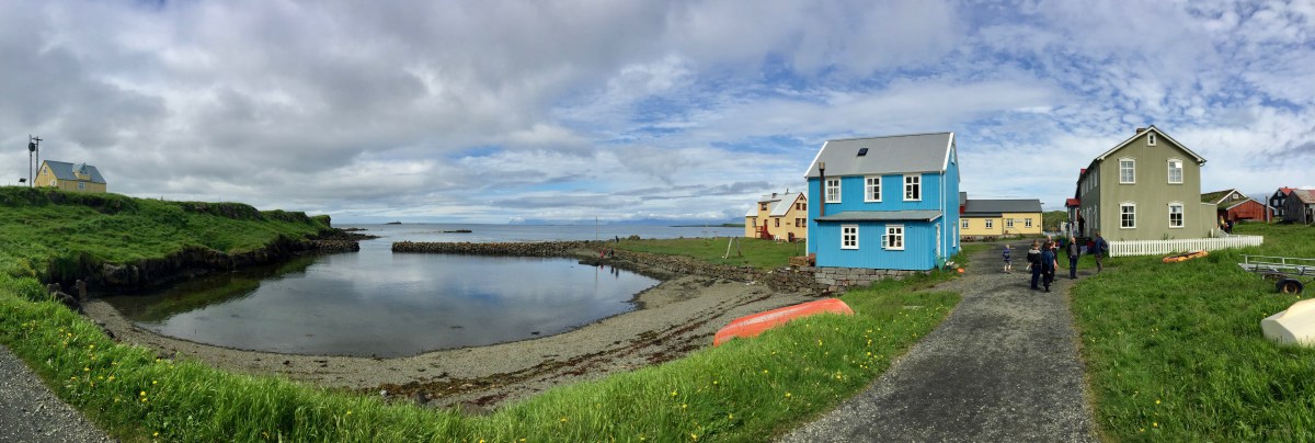 Flatey, Iceland, Panorama